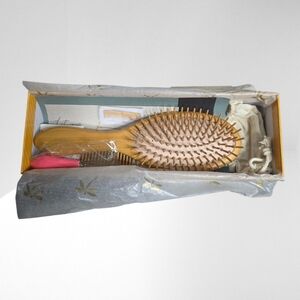 Belula Bamboo Hair Brush Set – Natural Brush for Hair Growth
